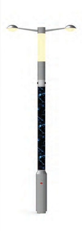 Smart City Pole design 3